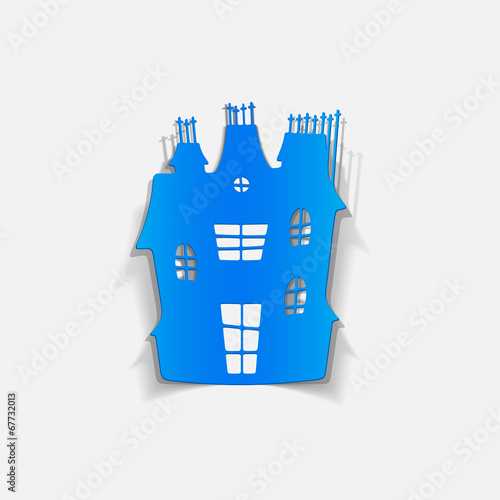 realistic design element: house