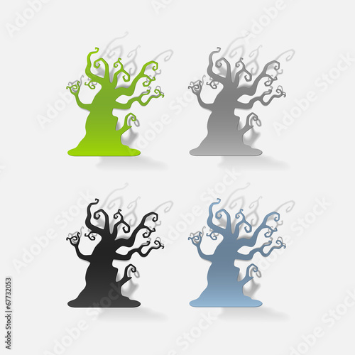 realistic design element: tree