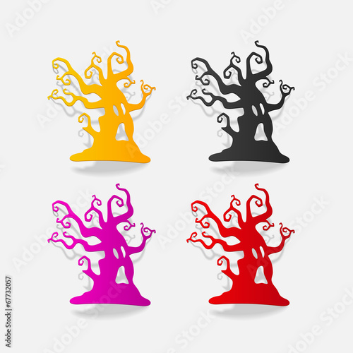 realistic design element: tree