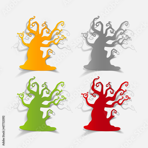 realistic design element: tree