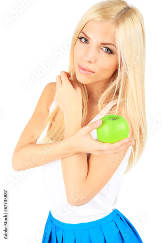 Young beautiful woman with ...