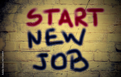 Start New Job Concept