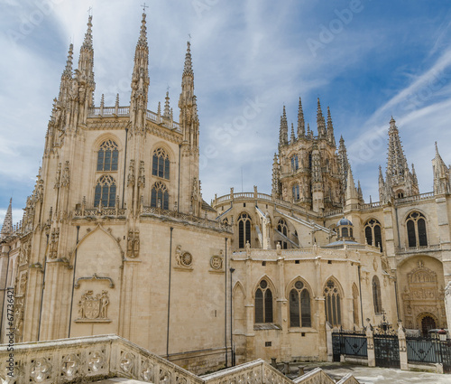 Burgos cathedral rear