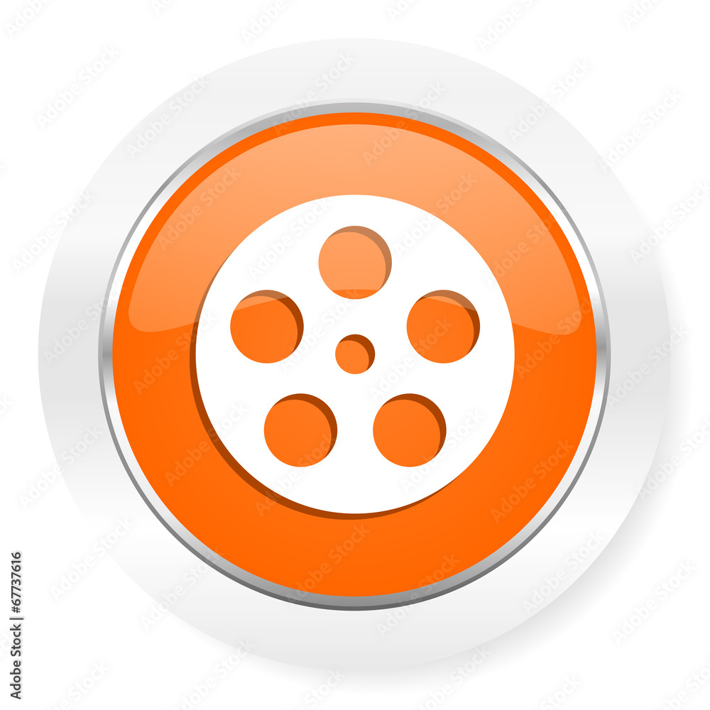 film orange computer icon
