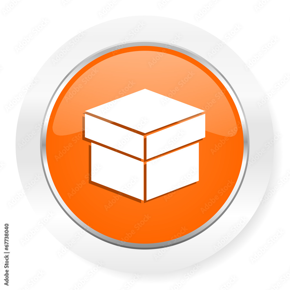 box orange computer icon box orange computer icon