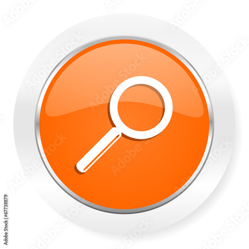 search orange computer icon