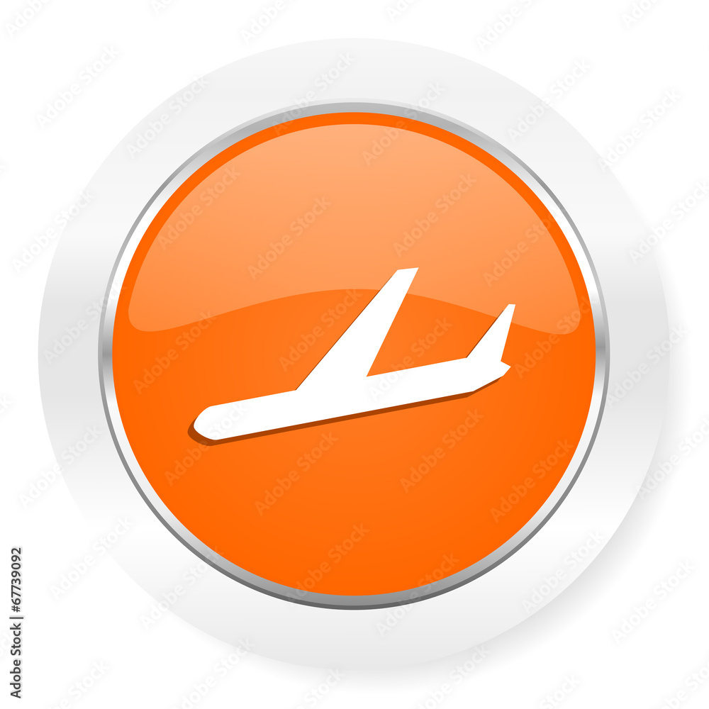 arrivals orange computer icon