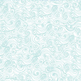 Seamless background with waves and curls