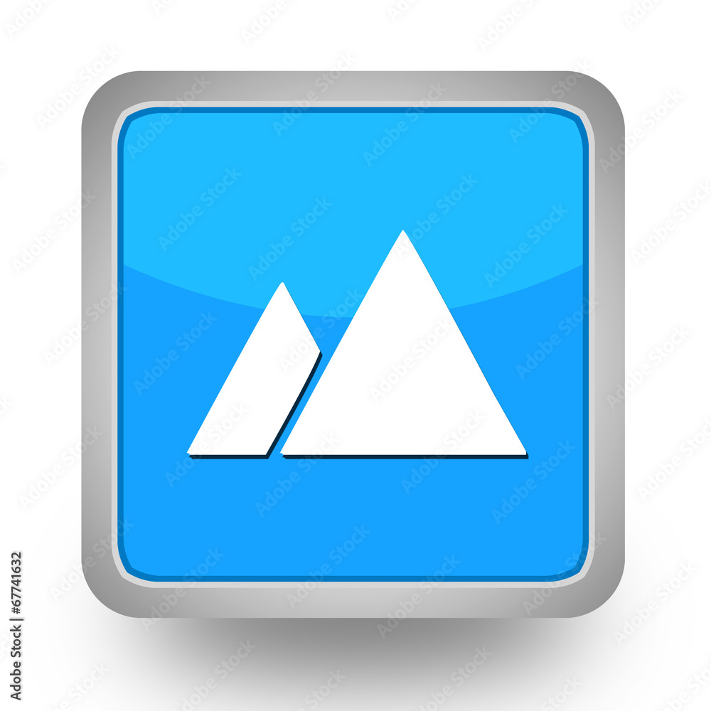 BOUTONS CARRES COLLECTION BLEUE