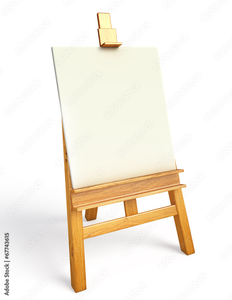 Easel illustration Easel illustration