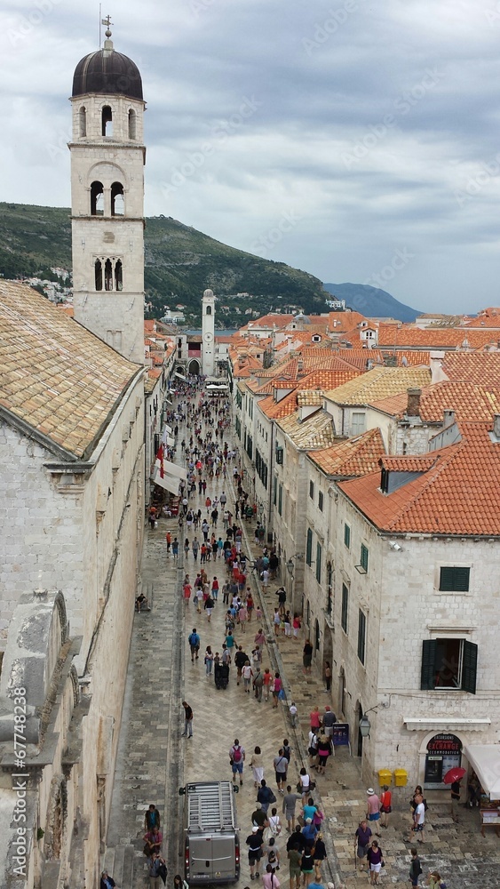 Fototapeta premium Dubrovnik vista mura
