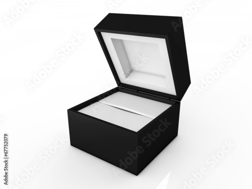 jewel box isolated on white background