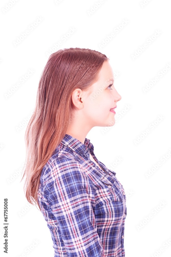 Teen girl smiling Teen girl smiling