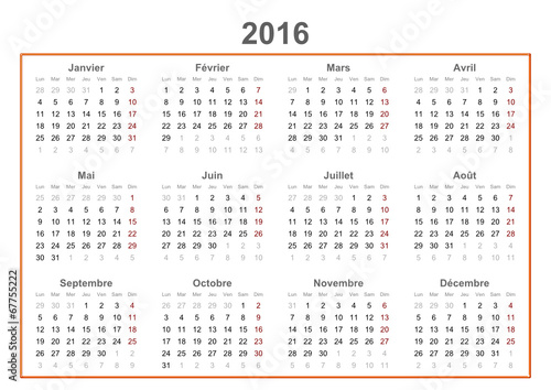 french calendar