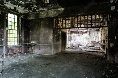 old abandoned building