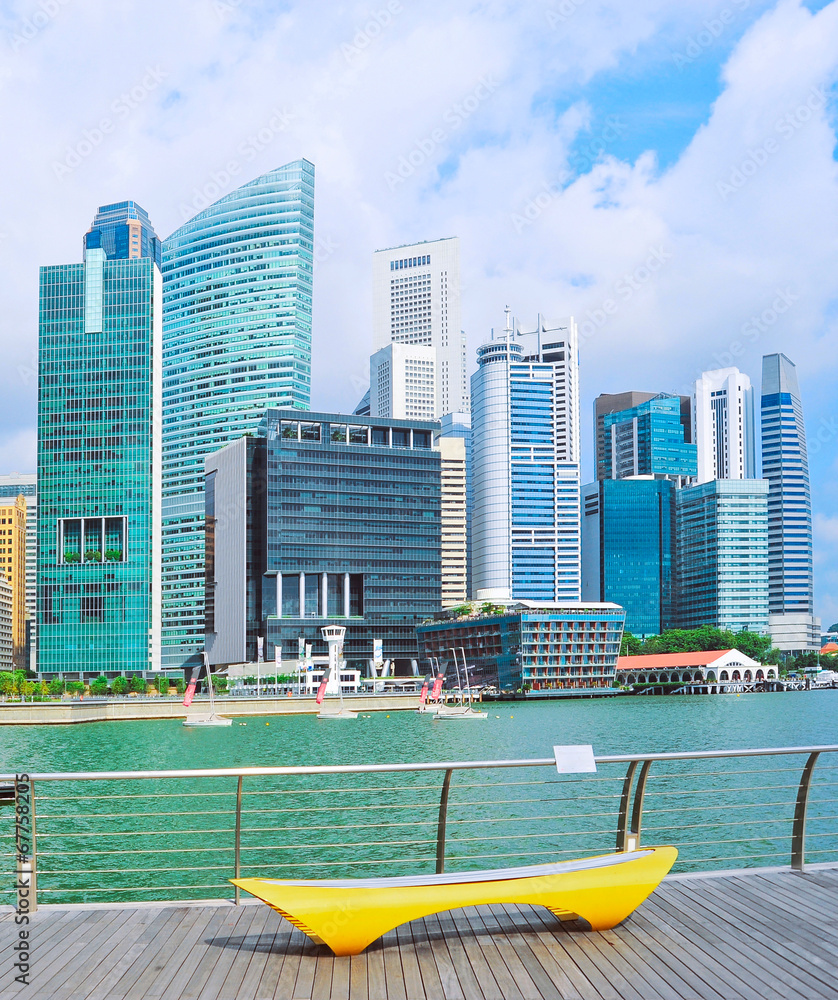 Obraz premium Singapore embankment