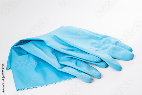 Household rubber hand gloves