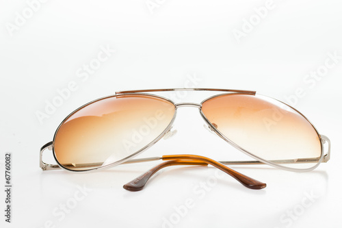 Close up Sun glasses on the table