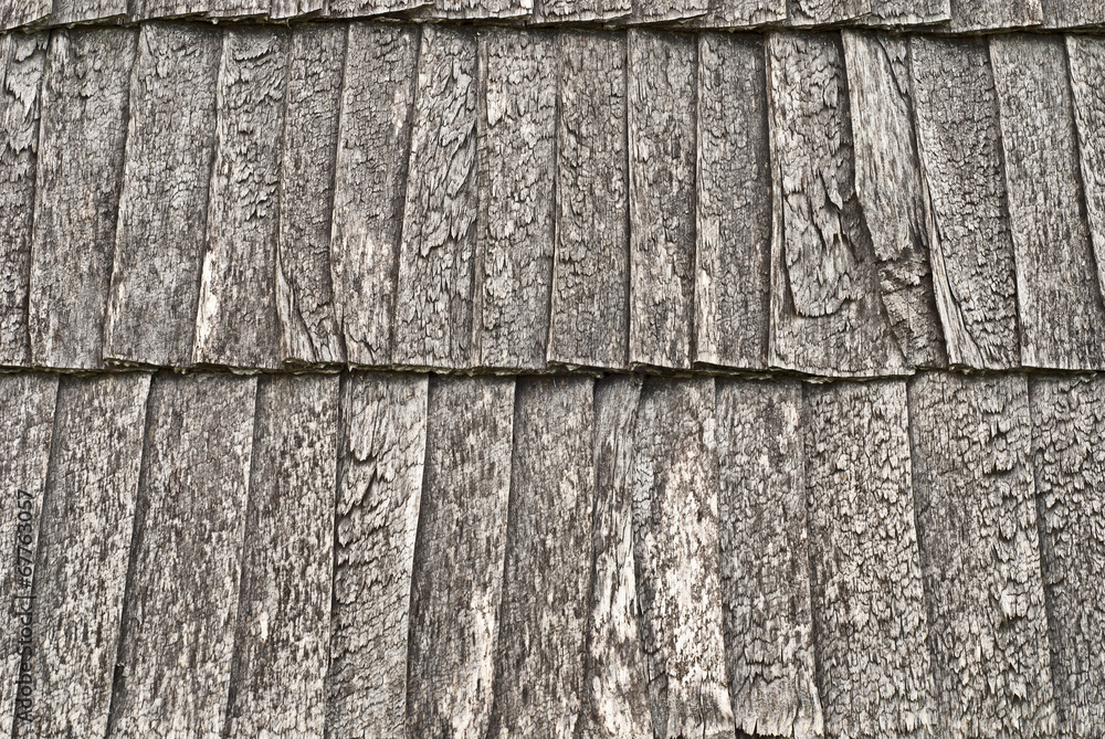 Fototapeta premium wooden shingle roof background