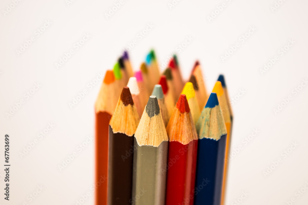 Fototapeta premium coloured pencil