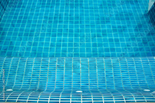 detail of beautiful swimming pool. © Dontree