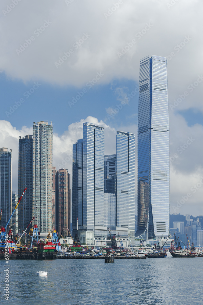 Obraz premium Victoria Harbor of Hong Kong