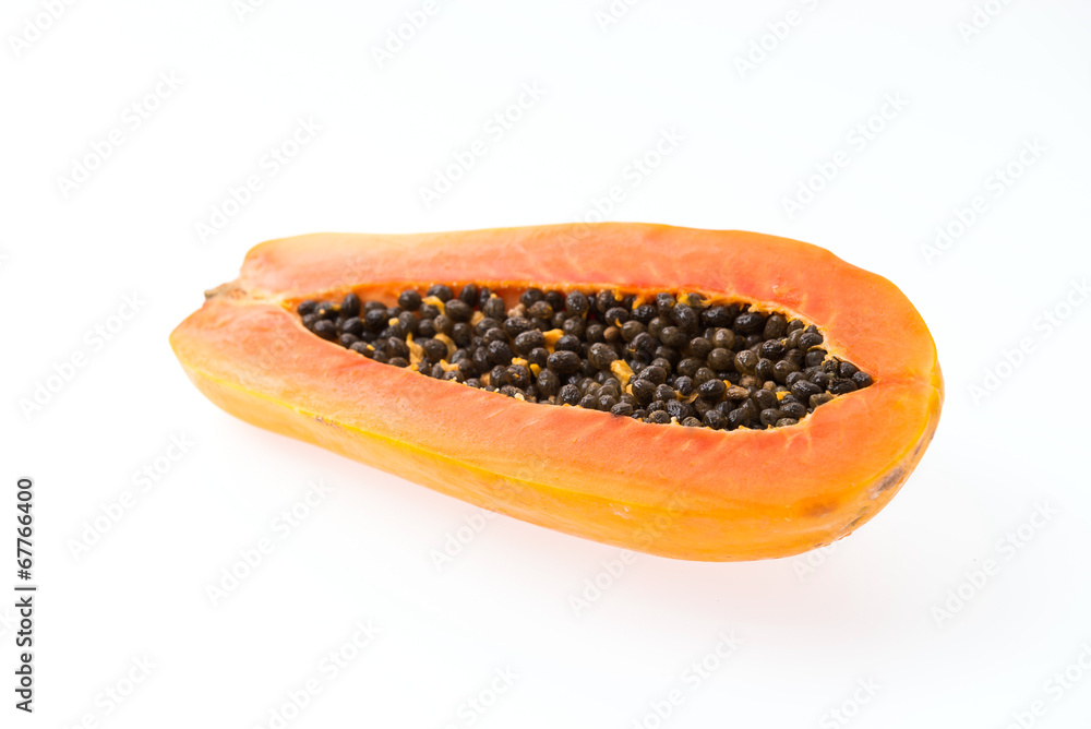 Papaya isolated on white Papaya isolated on white