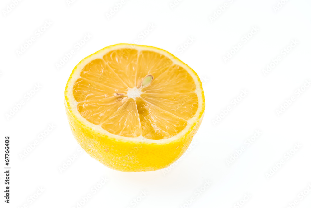 Lemon isolated on white Lemon isolated on white