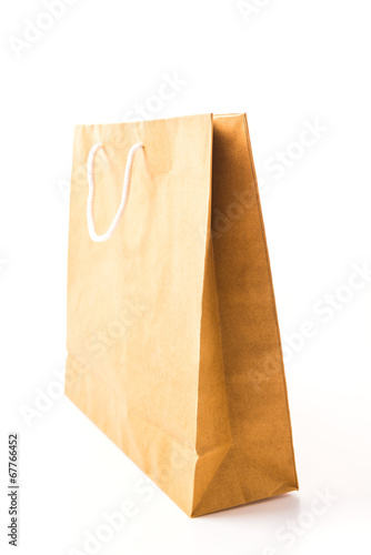 Shopping bag isolated on white