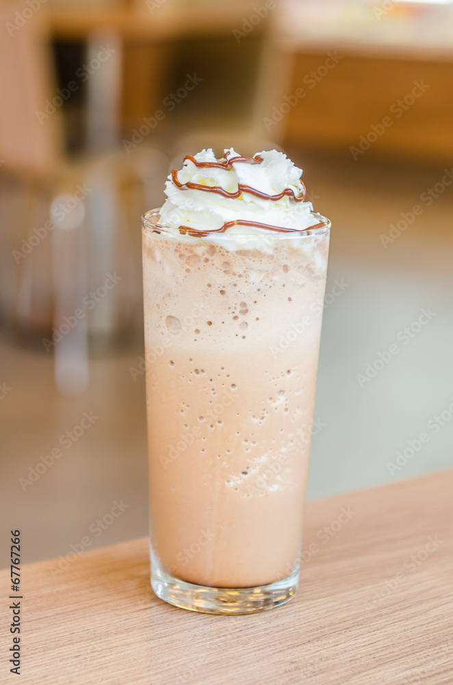 Mocha coffee frappe Mocha coffee frappe