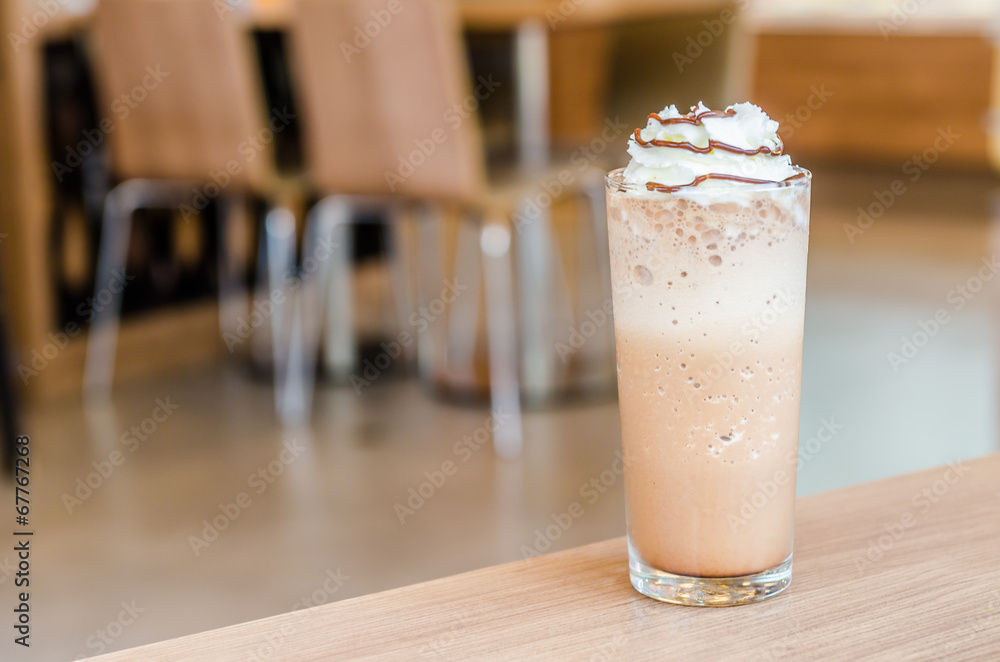 Mocha coffee frappe Mocha coffee frappe