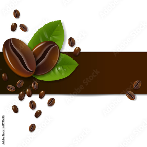 background of coffee beans