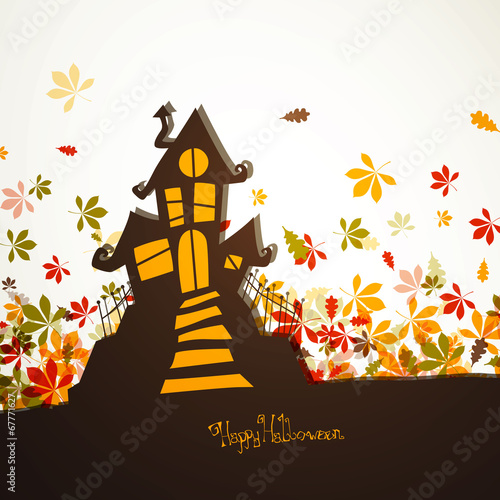 Vector Illustration of a Halloween Background