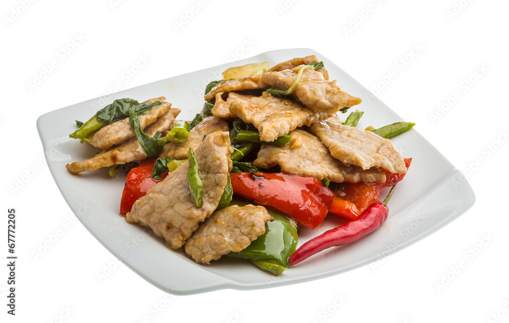 Pork with vegetables Pork with vegetables