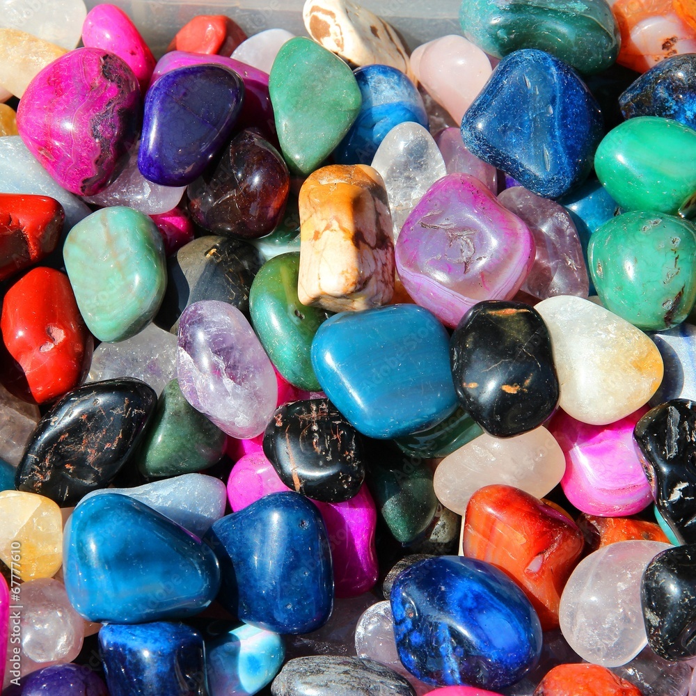 Colorful gemstones in Romania Colorful gemstones in Romania