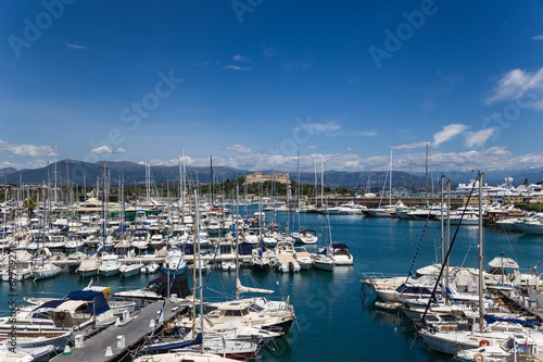 Antibes, France. Yachts in Port Vauban