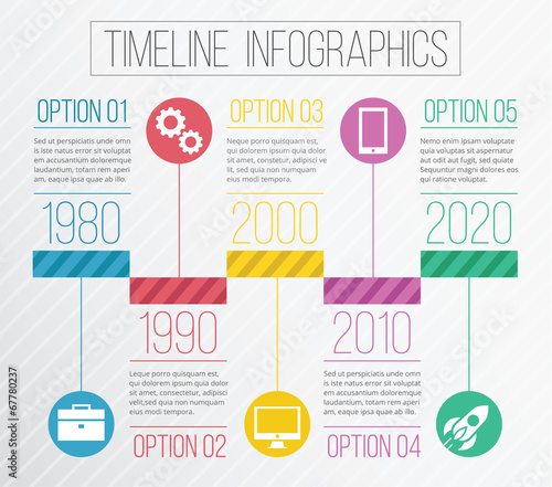 Vector Timeline Infographics