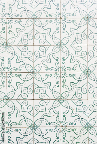 Obraz na płótnie Typical old Lisbon tiles w salonie
