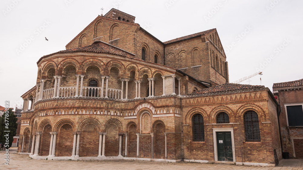 Murano, Altstadt, Basilika, Insel, Venedig, Frühling, Italien
