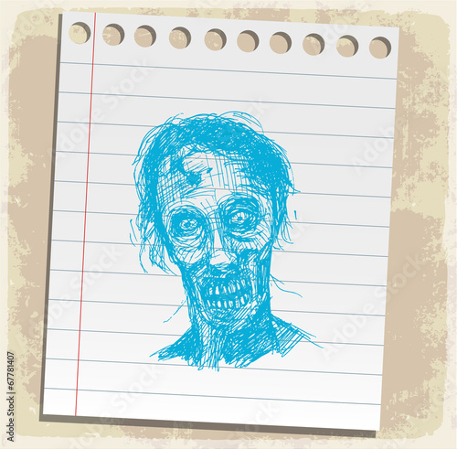 halloween cartoon zombi