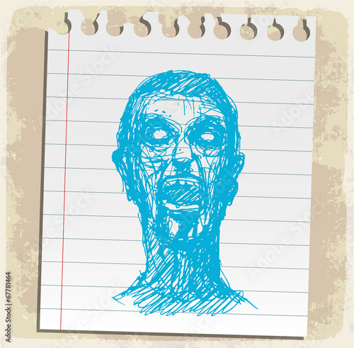 halloween cartoon zombi