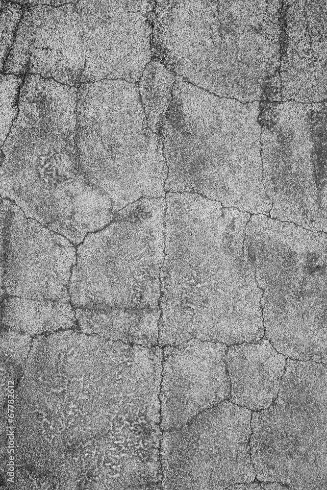 Obraz premium Concrete wall with cracks.