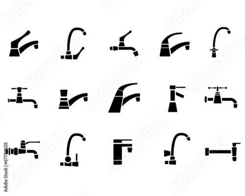 Faucet Icon Set
