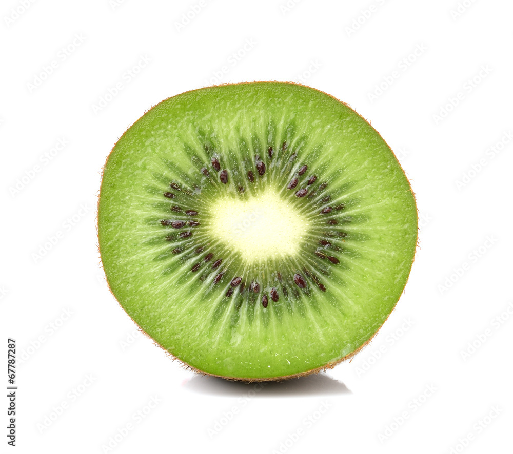 Kiwi fruits slice on white background Kiwi fruits slice on white background