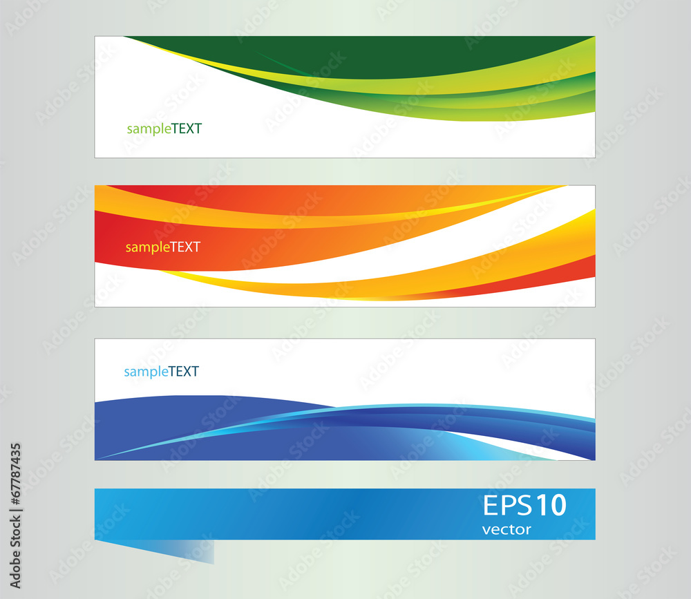 Abstract vector banner for design Abstract vector banner for design