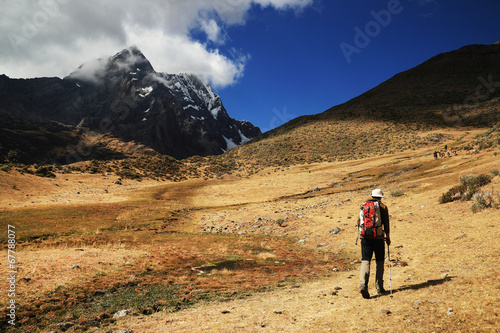 Trekking in Cordiliera Huayhuash, Peru, South America