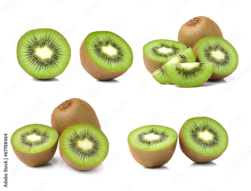 kiwi fruit isolated on white background kiwi fruit isolated on white background