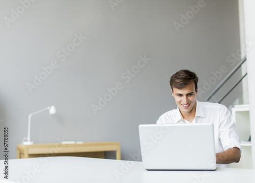 Young man in the office