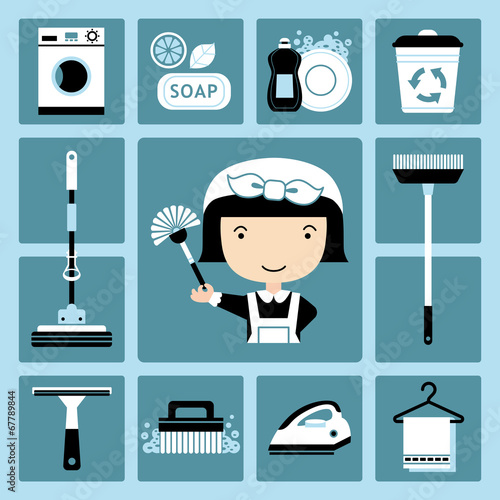 Cleaning icons