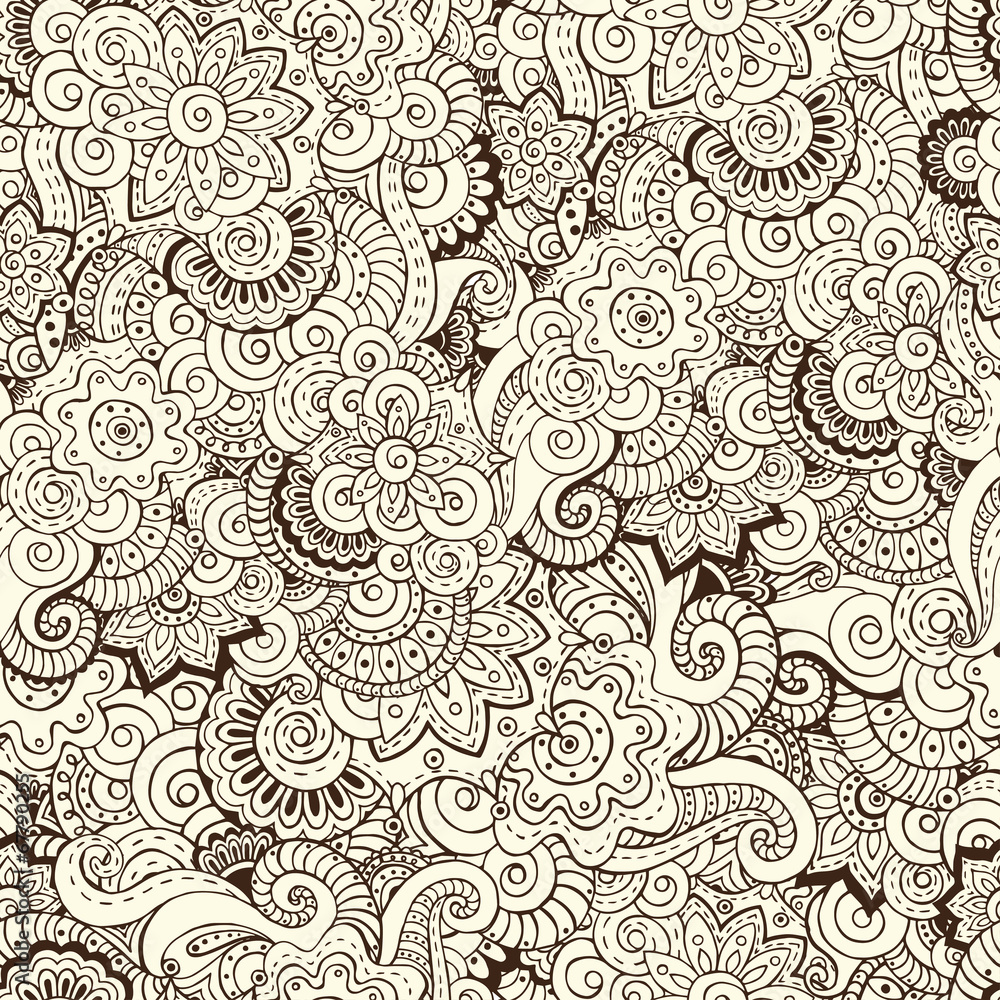 Seamless asian floral retro background pattern in vector. Seamless asian floral retro background pattern in vector.